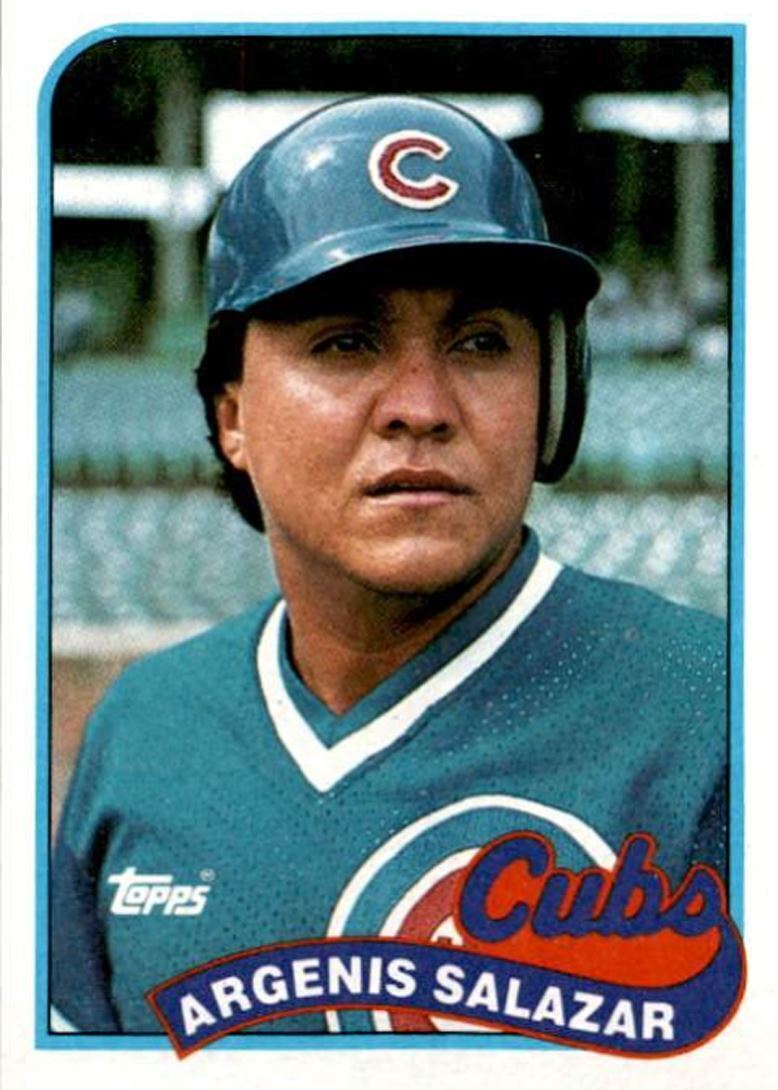 1989 Topps Argenis Salazar Chicago Cubs #642