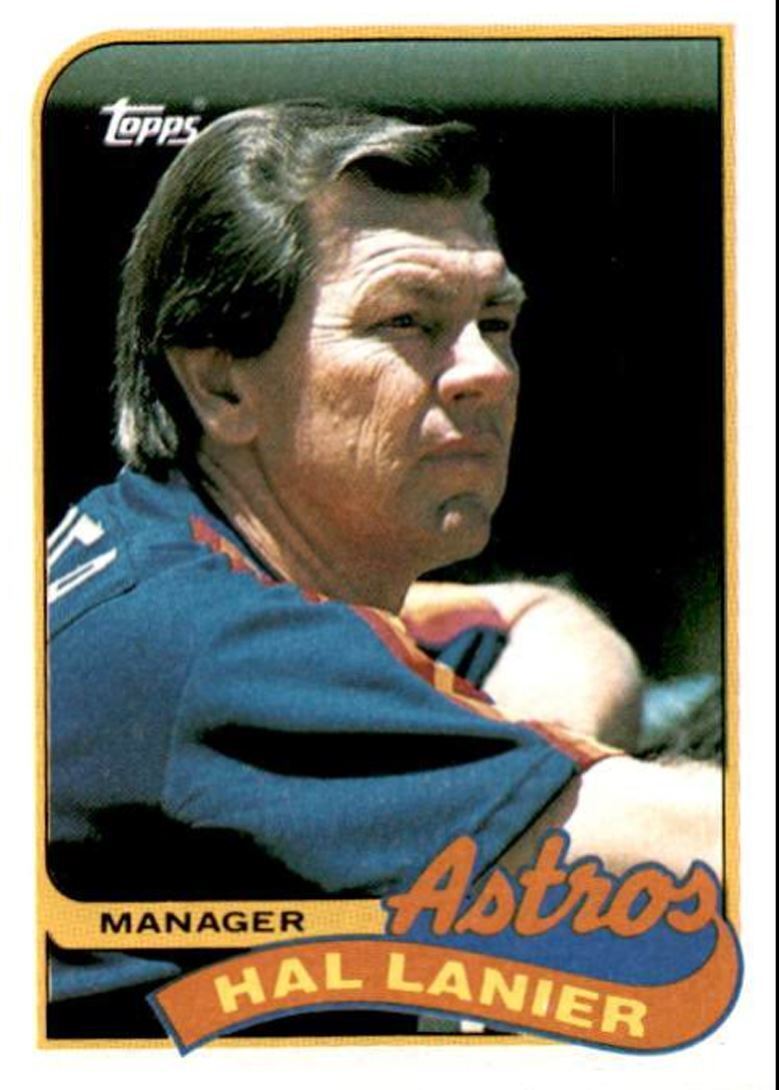 1989 Topps Hal Lanier 2 Houston Astros #164