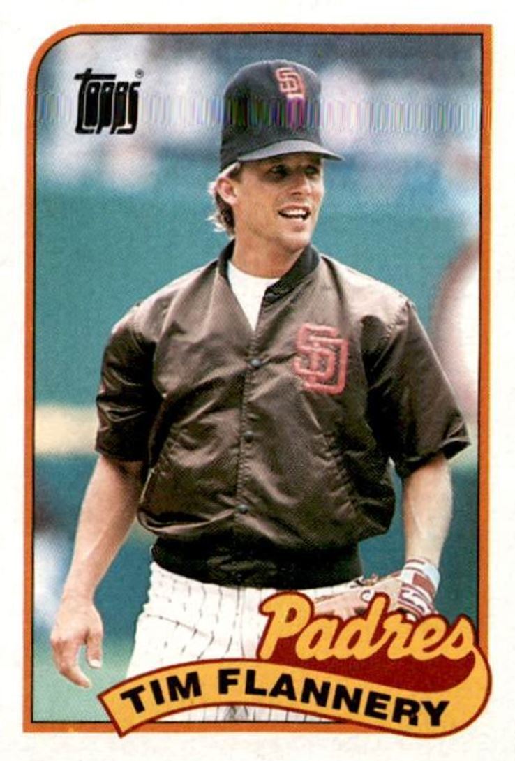 1989 Topps Tim Flannery / San Diego Padres #379