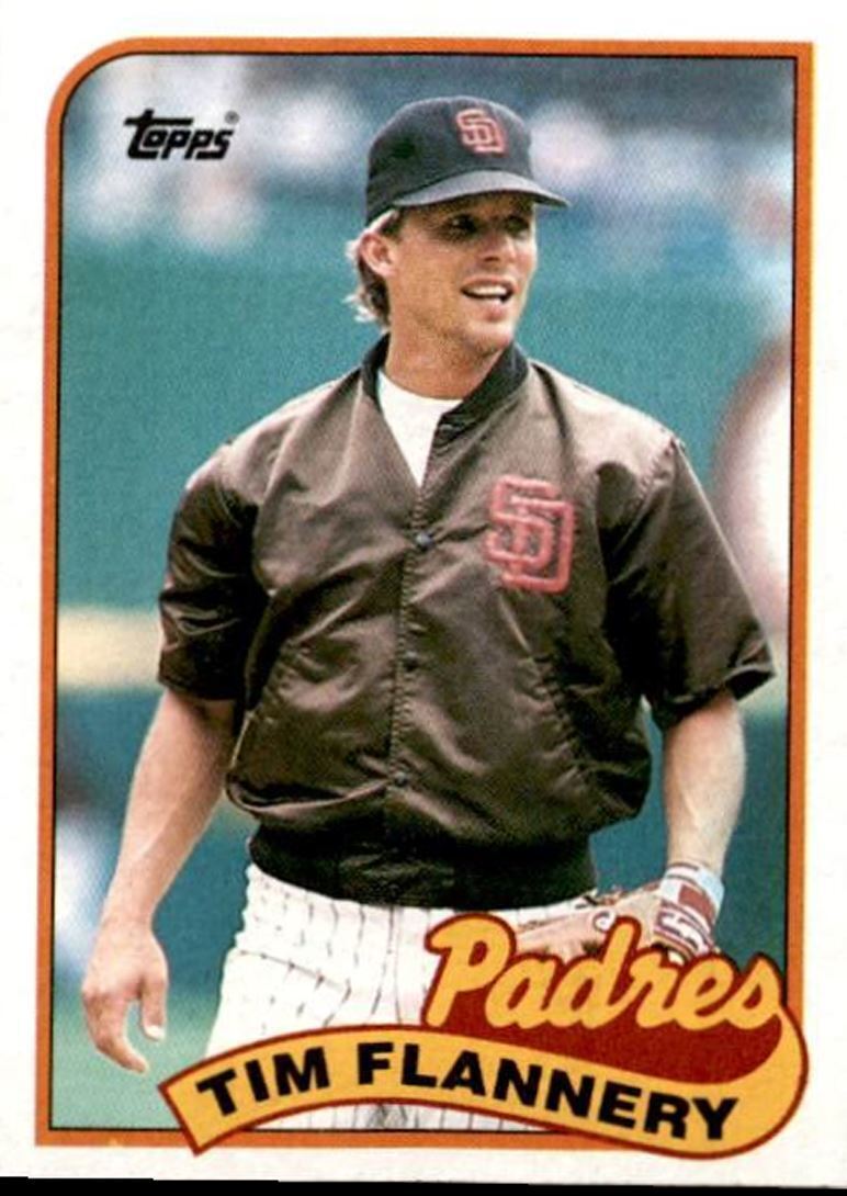 1989 Topps Tim Flannery \ San Diego Padres #379