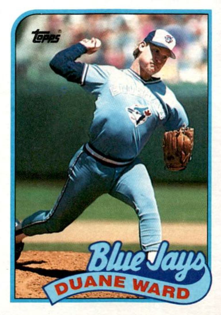 1989 Topps Duane Ward 1 Toronto Blue Jays #502