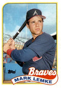 1989 Topps Mark Lemke / Atlanta Braves #327