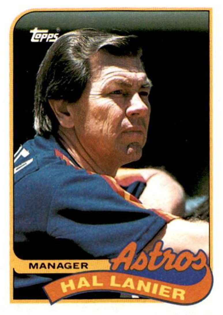 1989 Topps Hal Lanier 1 Houston Astros #164