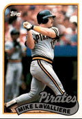 1989 Topps Mike LaValliere Pittsburgh Pirates #218