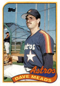 1989 Topps Dave Meads 4 Houston Astros #589
