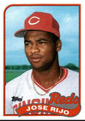 1989 Topps Jose Rijo 4 Cincinnati Reds #135