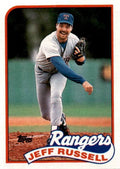 1989 Topps Jeff Russell 4 Texas Rangers #565