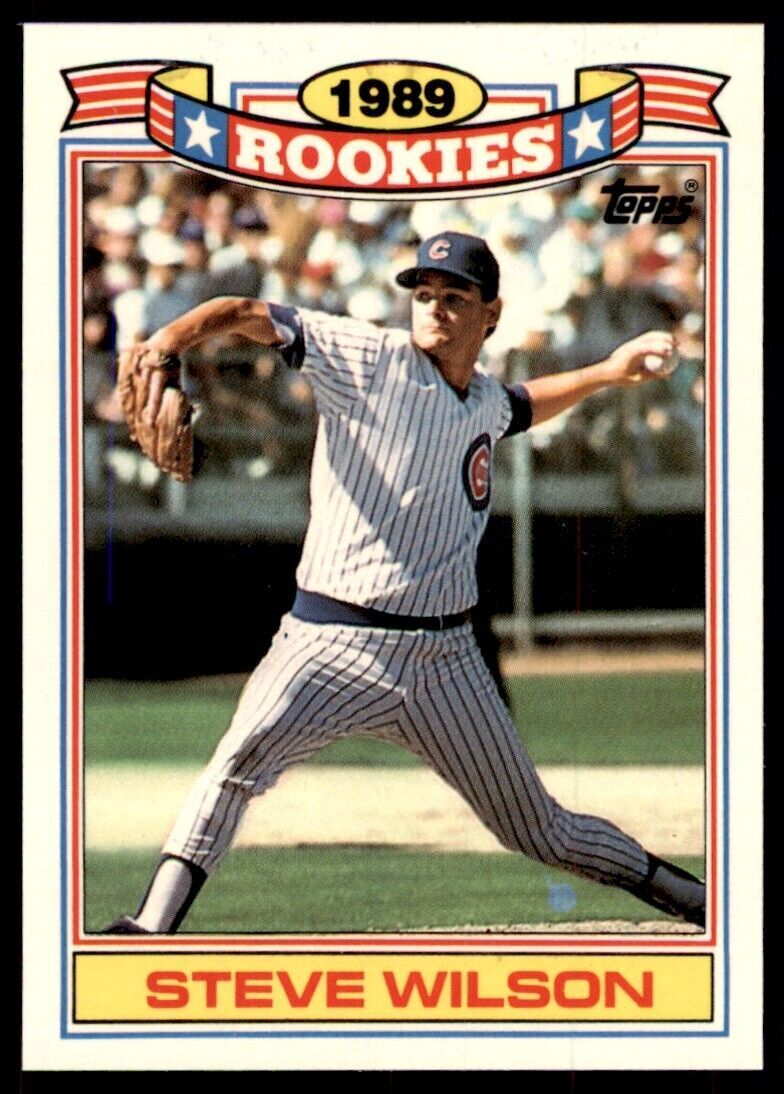 1990 Topps Rookies Steve Wilson Baseball Cards #32