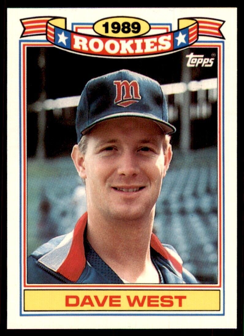 1990 Topps Rookies Dave West A Baseball Cards #30