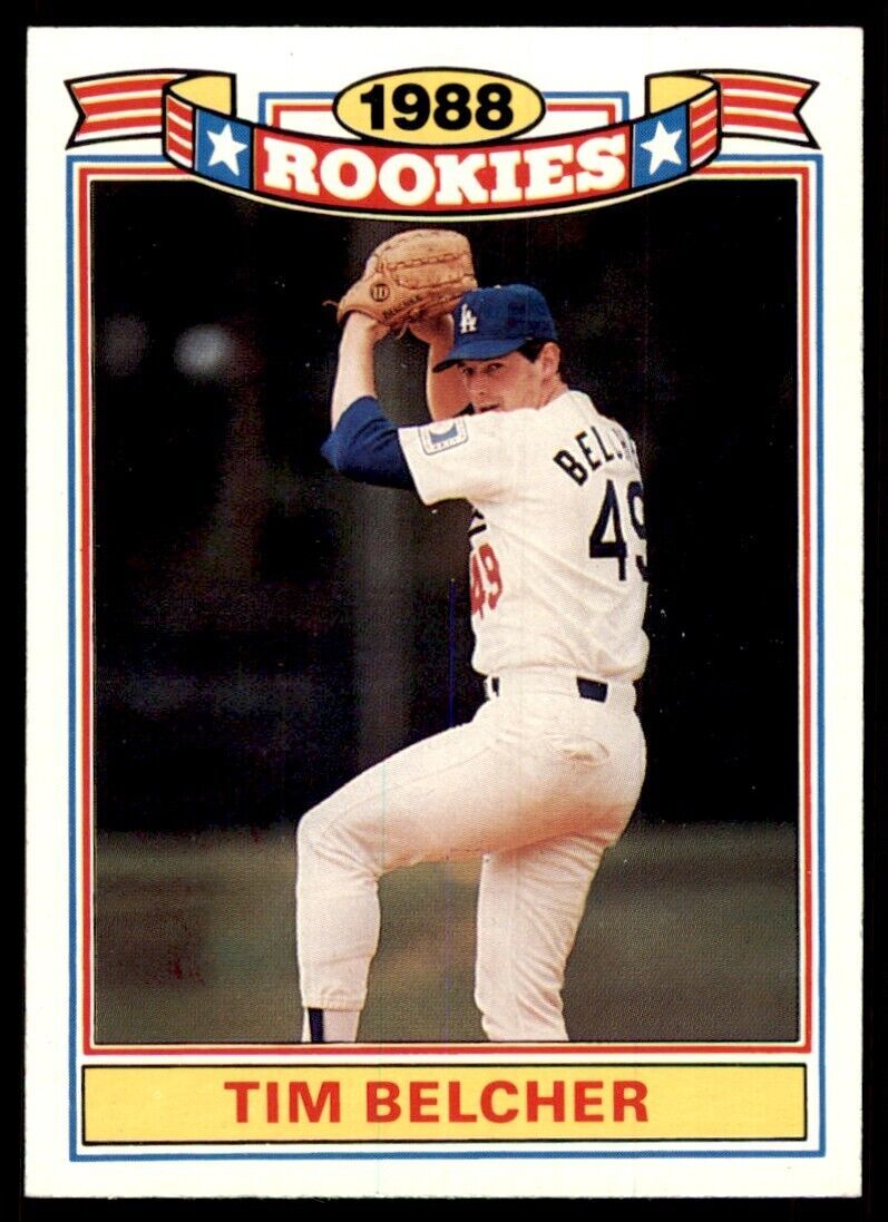 1989 Topps Rookies Tim Belcher Baseball Cards #3