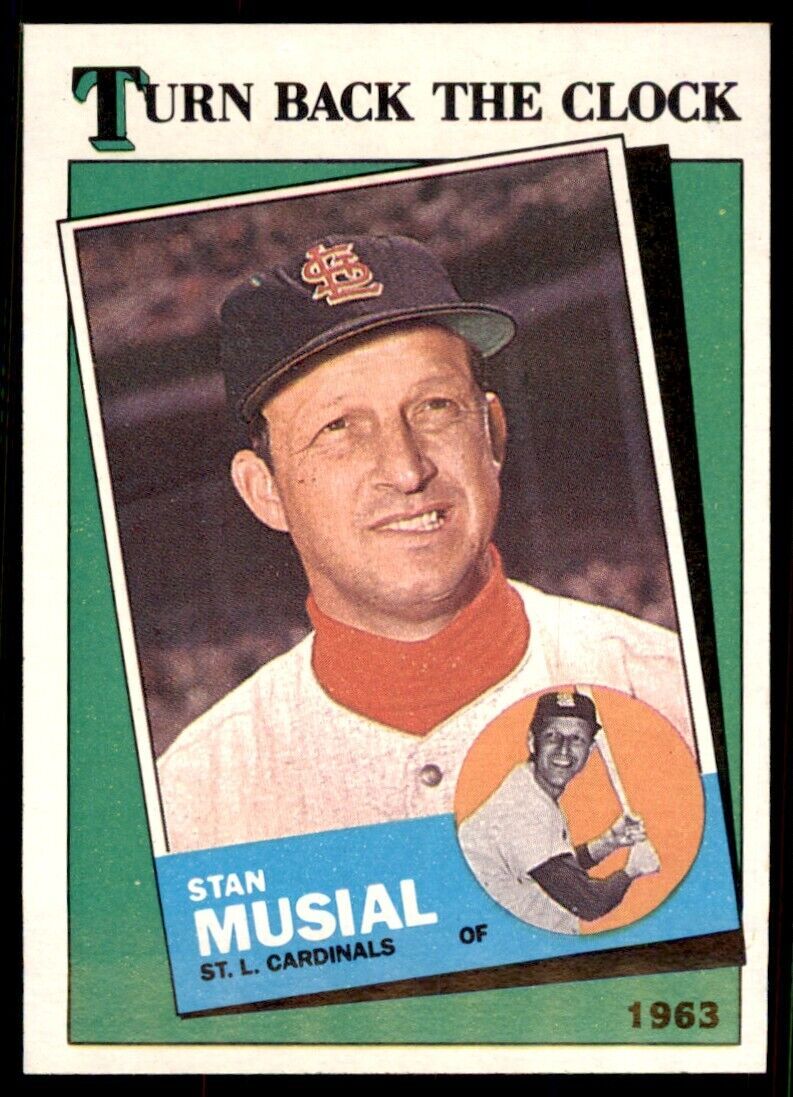 1988 Topps. Stan Musial Baseball Cards #665