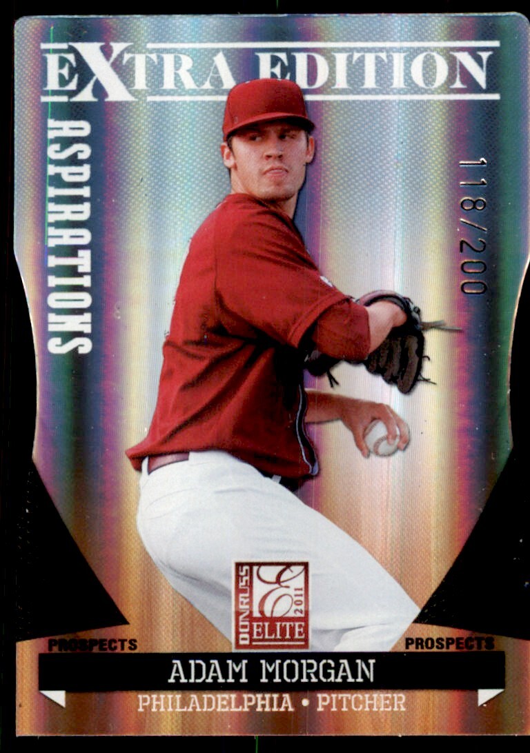 2011 Donruss Elite Series Adam Morgan  Baseball Cards #21