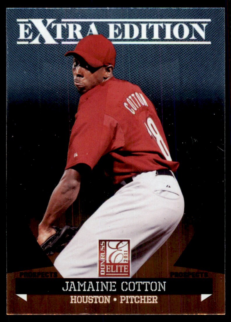 2011 Donruss Elite Series Jamaine Cotton Baseball Cards #175