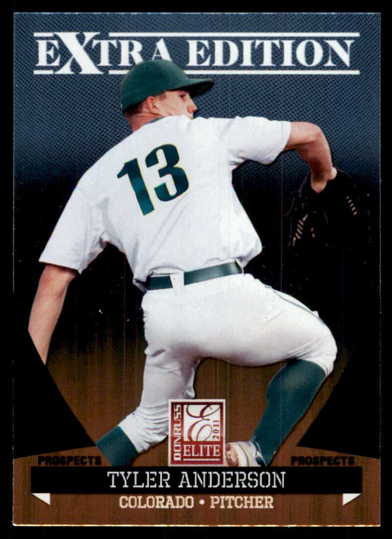 2011 Donruss Elite Series Tyler Anderson Baseball Cards #8