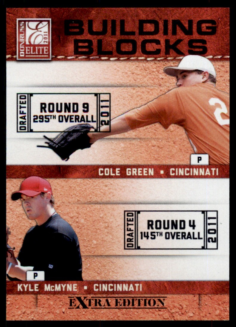 2011 Donruss Elite Series Cole Green/Kyle McMyne Baseball Cards #15