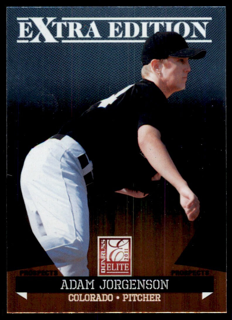 2011 Donruss Elite Series Adam Jorgenson Baseball Cards #156