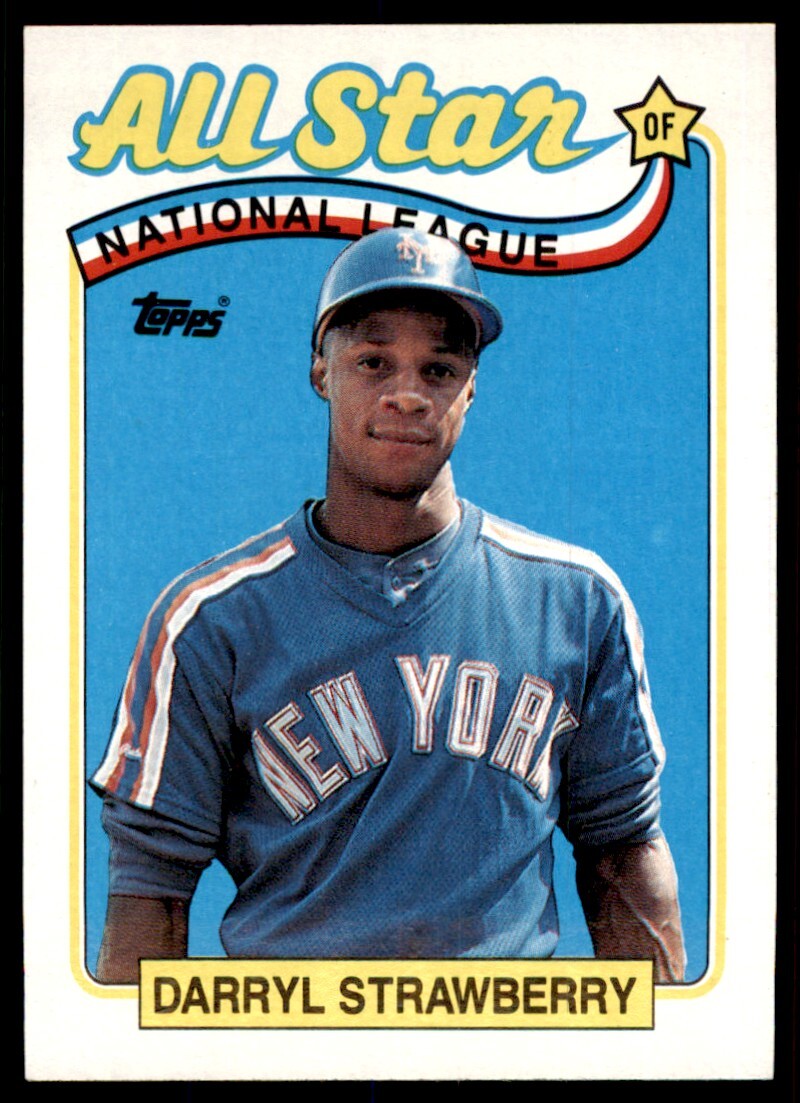1989 Topps Darryl Strawberry A Baseball Cards #390