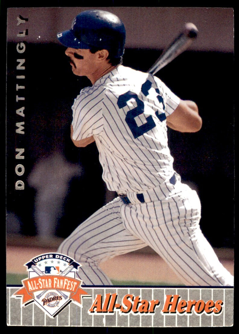 1992 Upper Deck FanFest Don Mattingly Baseball Cards #31