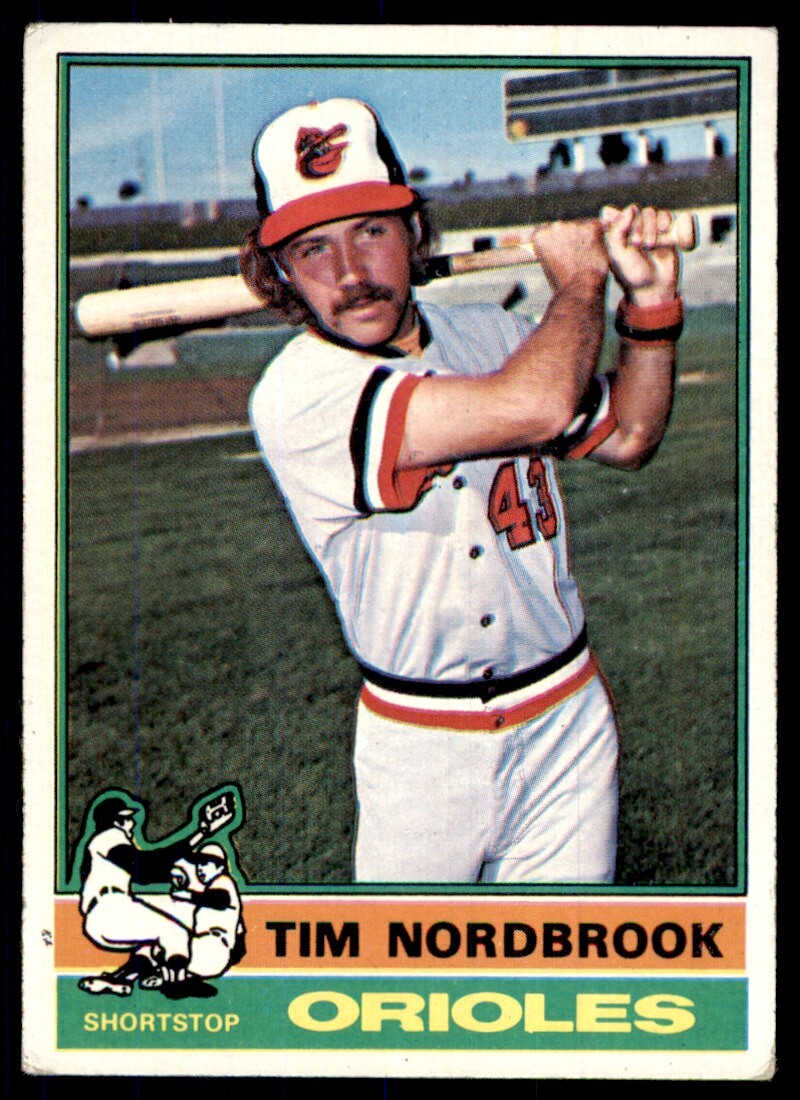 1976 Topps Tim Nordbrook A Baseball Cards #252