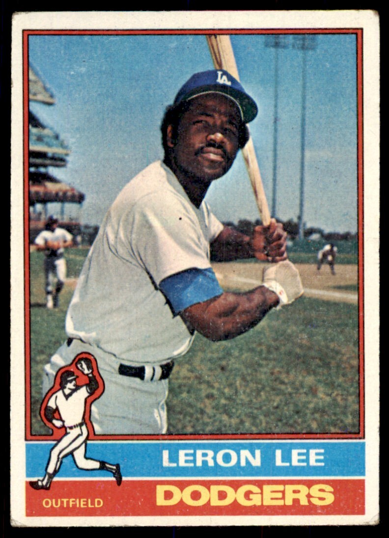1976 Topps Leron Lee Baseball Cards #487