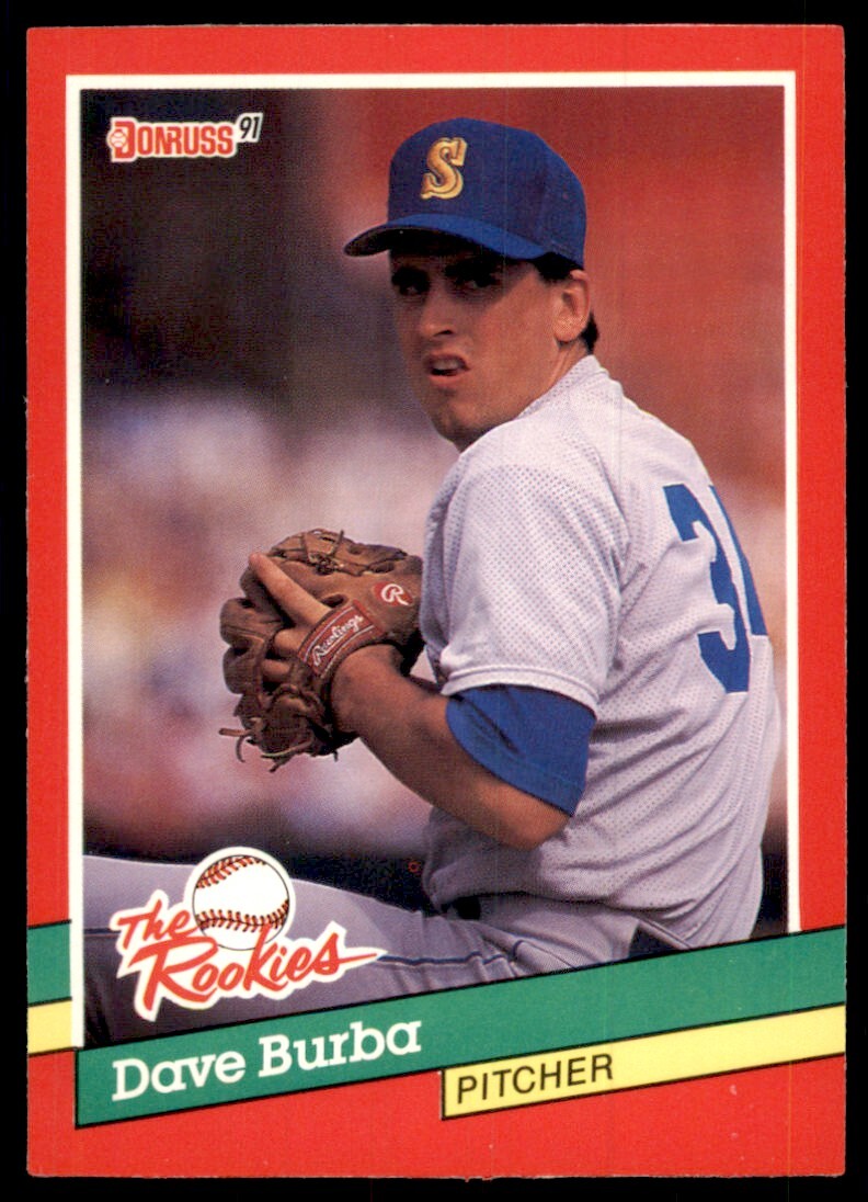 1991 Donruss The Rookies Dave Burba Baseball Cards #12