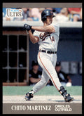 1991 Fleer Ultra Update Chito Martinez Baseball Cards #U-2