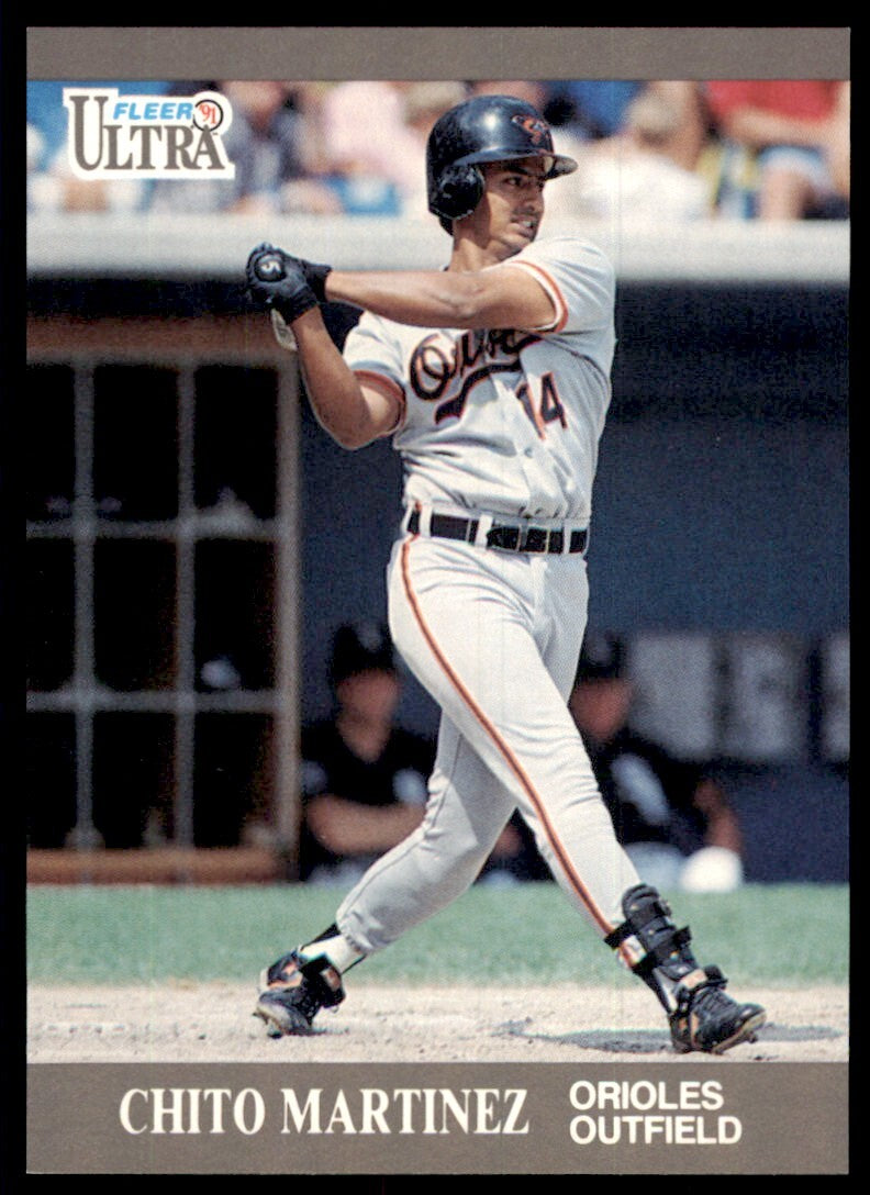 1991 Fleer Ultra Update Chito Martinez Baseball Cards #U-2