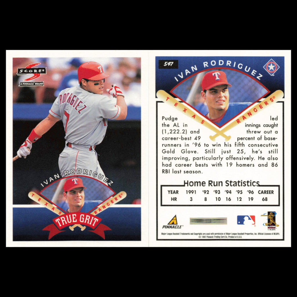 Ivan Rodriguez Lot 5 Baseball Cards Collectors Choice Texas Rangers Set MLB