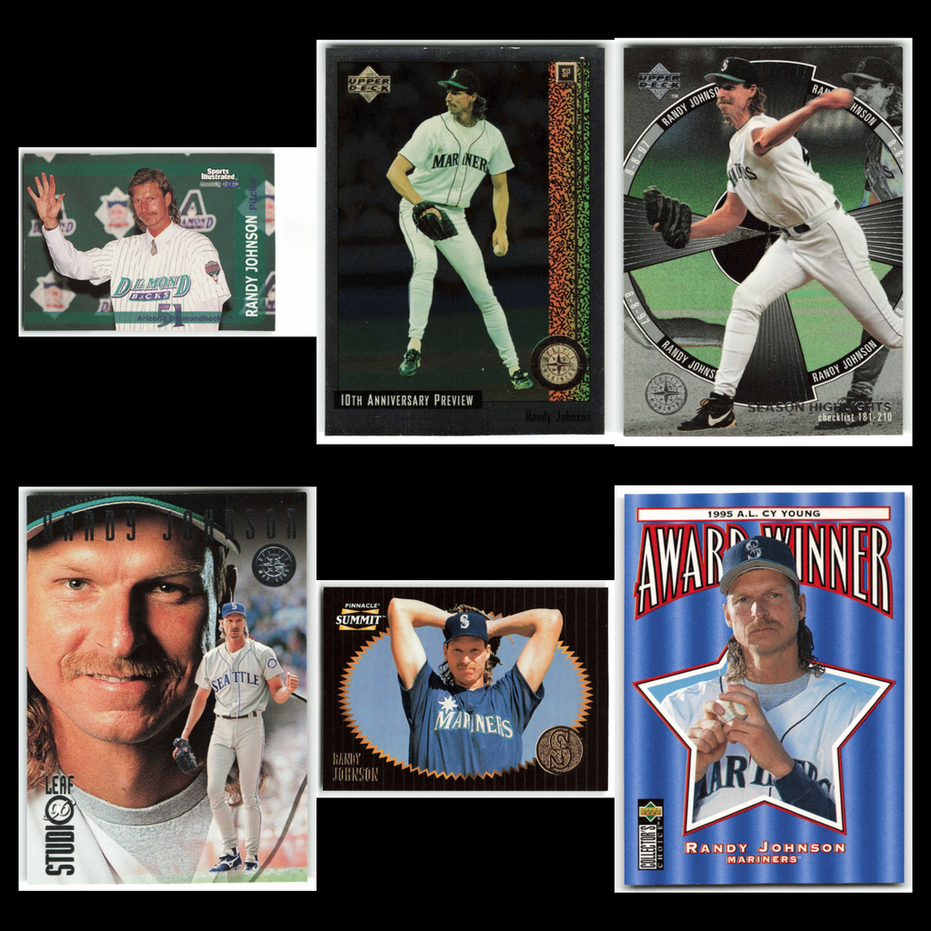 Randy Johnson Lot 6 Baseball Cards 2000 Sports Illustrated Fleer Diamondbacks NM