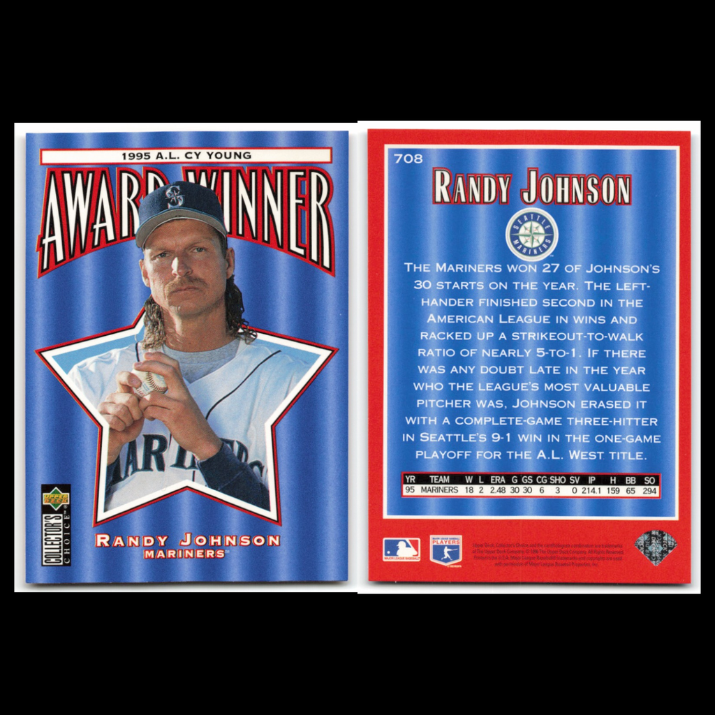 Randy Johnson Lot 6 Baseball Cards 2000 Sports Illustrated Fleer Diamondbacks NM