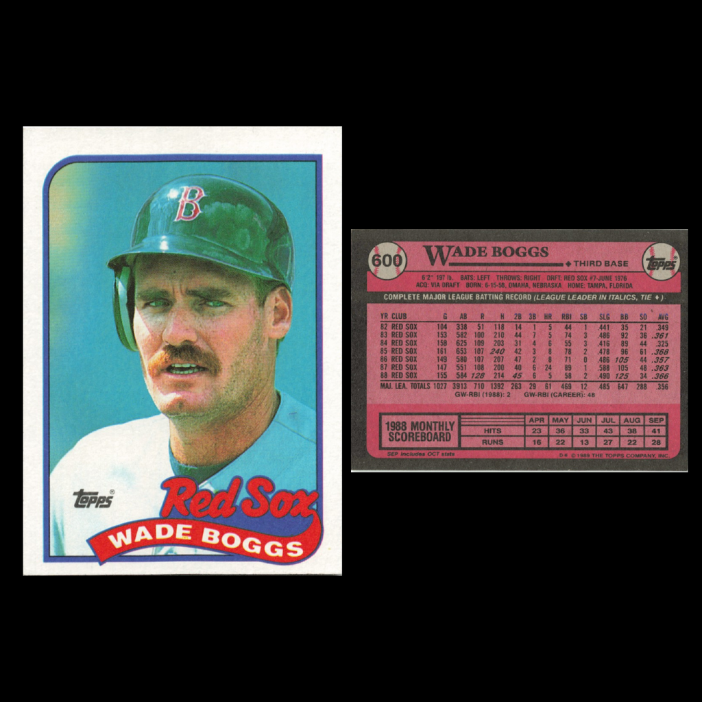 Wade Boggs Lot 10 Baseball Cards O-Pee-Chee Boston Red Sox Set Collection