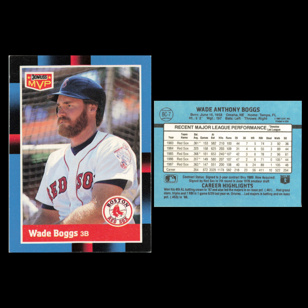 Wade Boggs Lot 10 Baseball Cards O-Pee-Chee Boston Red Sox Set Collection