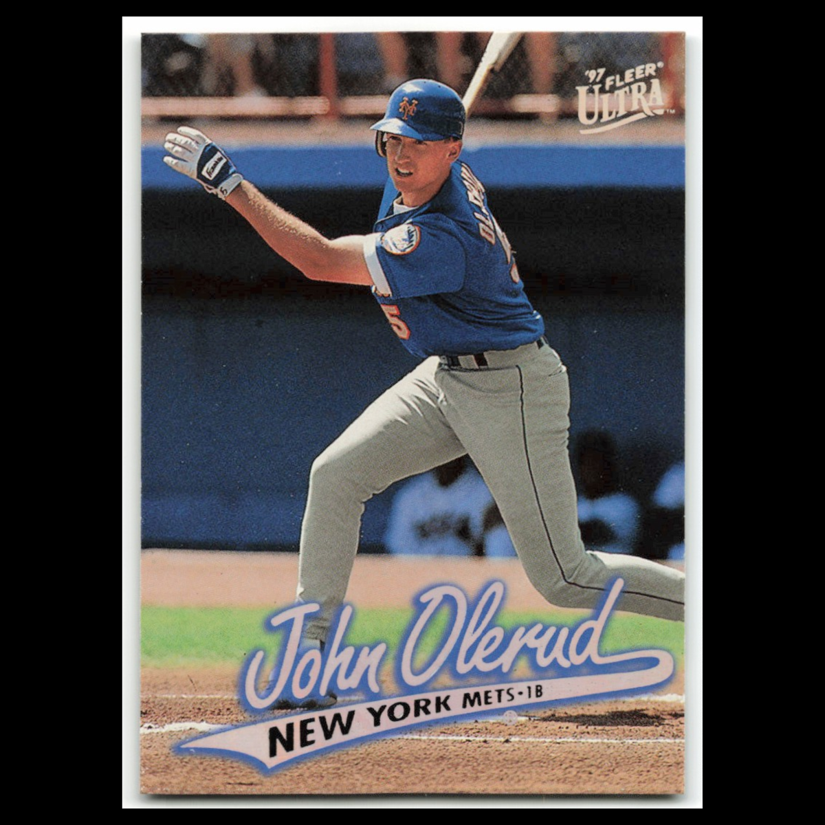 John Olerud #436 1997 Fleer Ultra New York Mets Baseball Card MLB NM