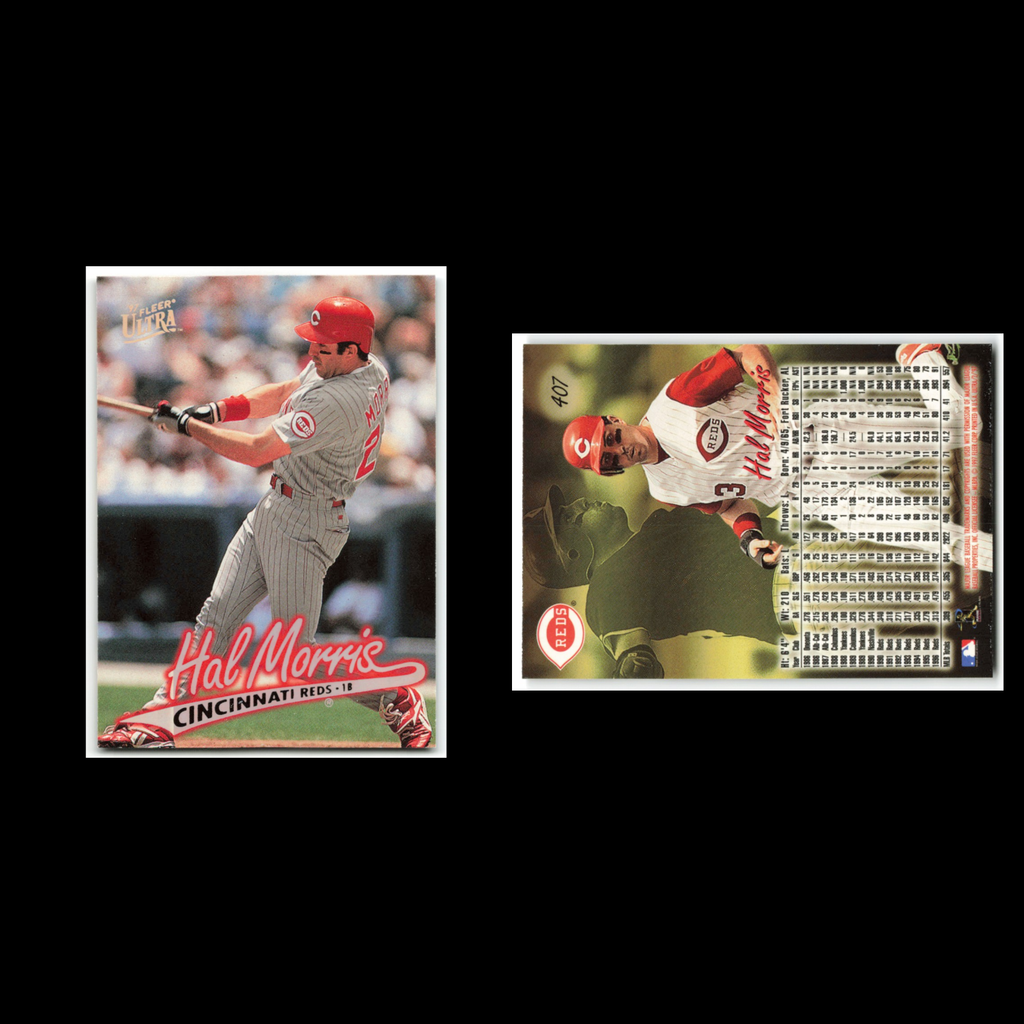 Hal Morris #407 1997 Fleer Ultra Cincinnati Reds Baseball Card MLB NM