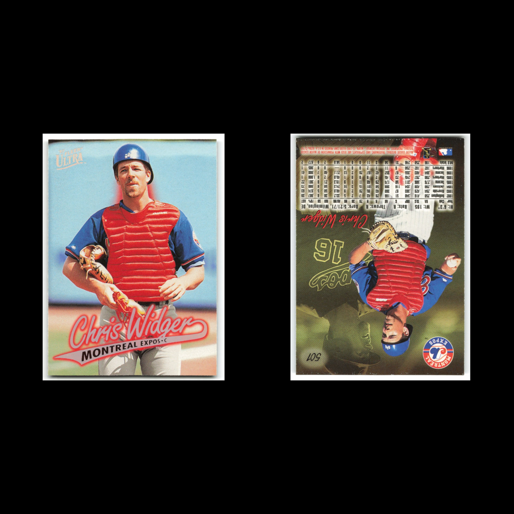 Chris Widger #501 1997 Fleer Ultra Montreal Expos Baseball Card MLB NM