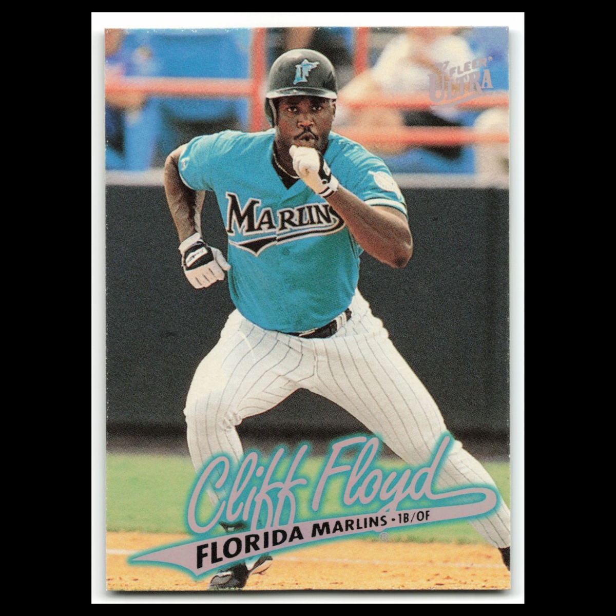 Cliff Floyd #372 1997 Fleer Ultra Florida Marlins Baseball Card MLB NM