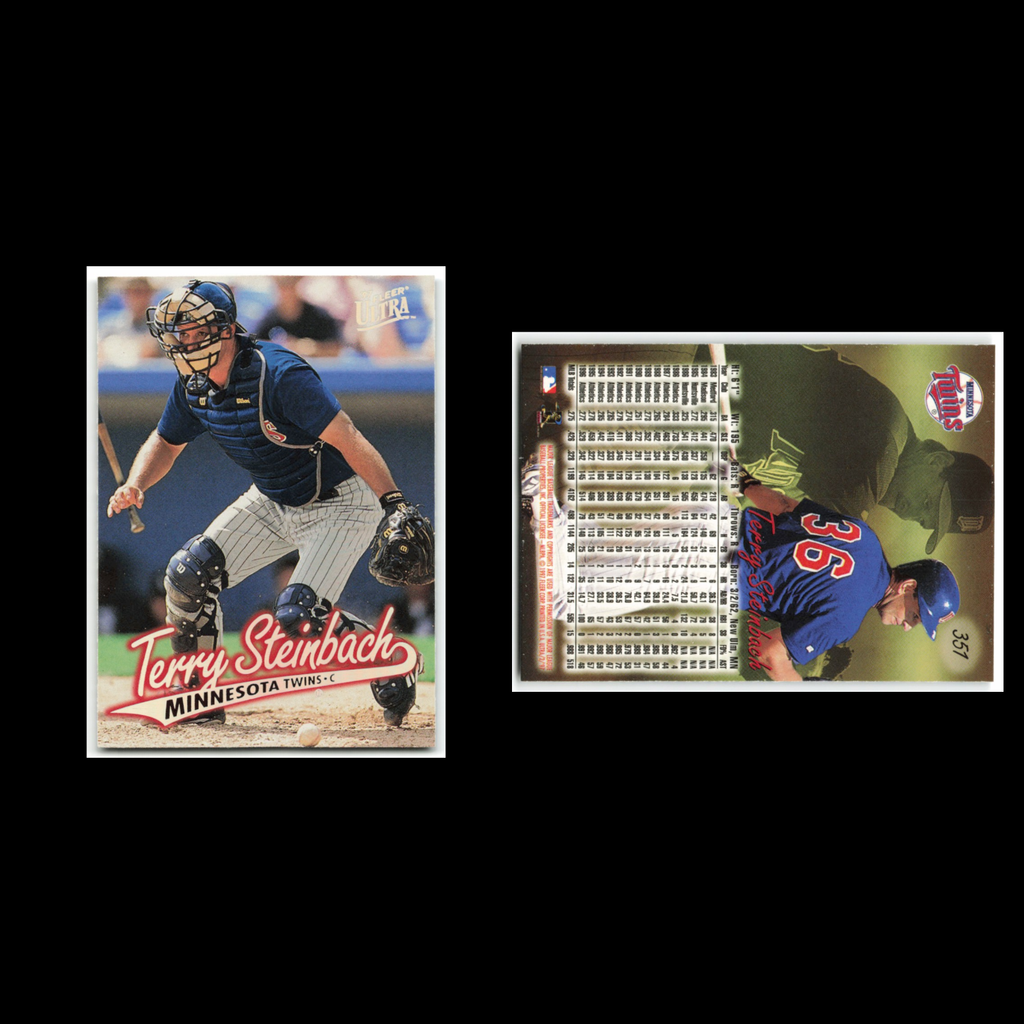 Terry Steinbach #351 1997 Fleer Ultra Minnesota Twins Baseball Card MLB NM