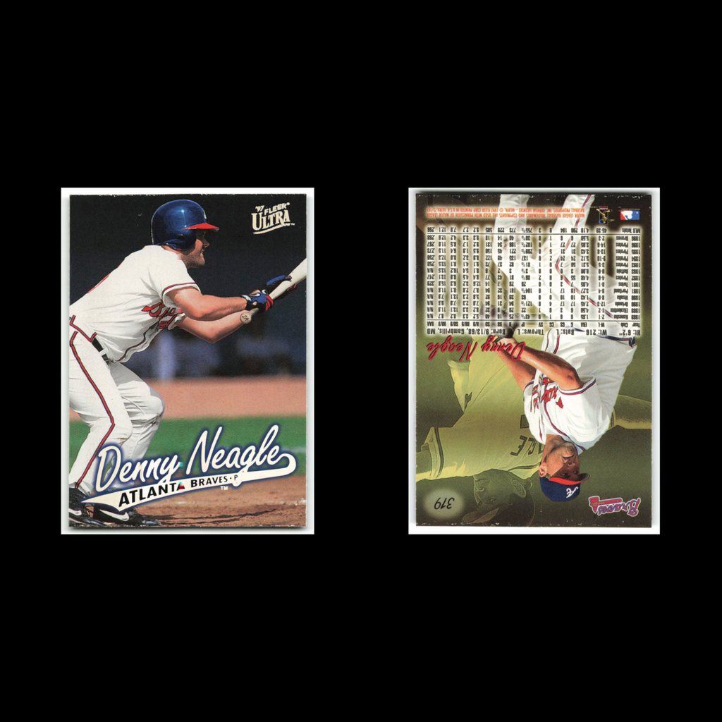 Denny Neagle #319 1997 Fleer Ultra Atlanta Braves Baseball Card MLB NM