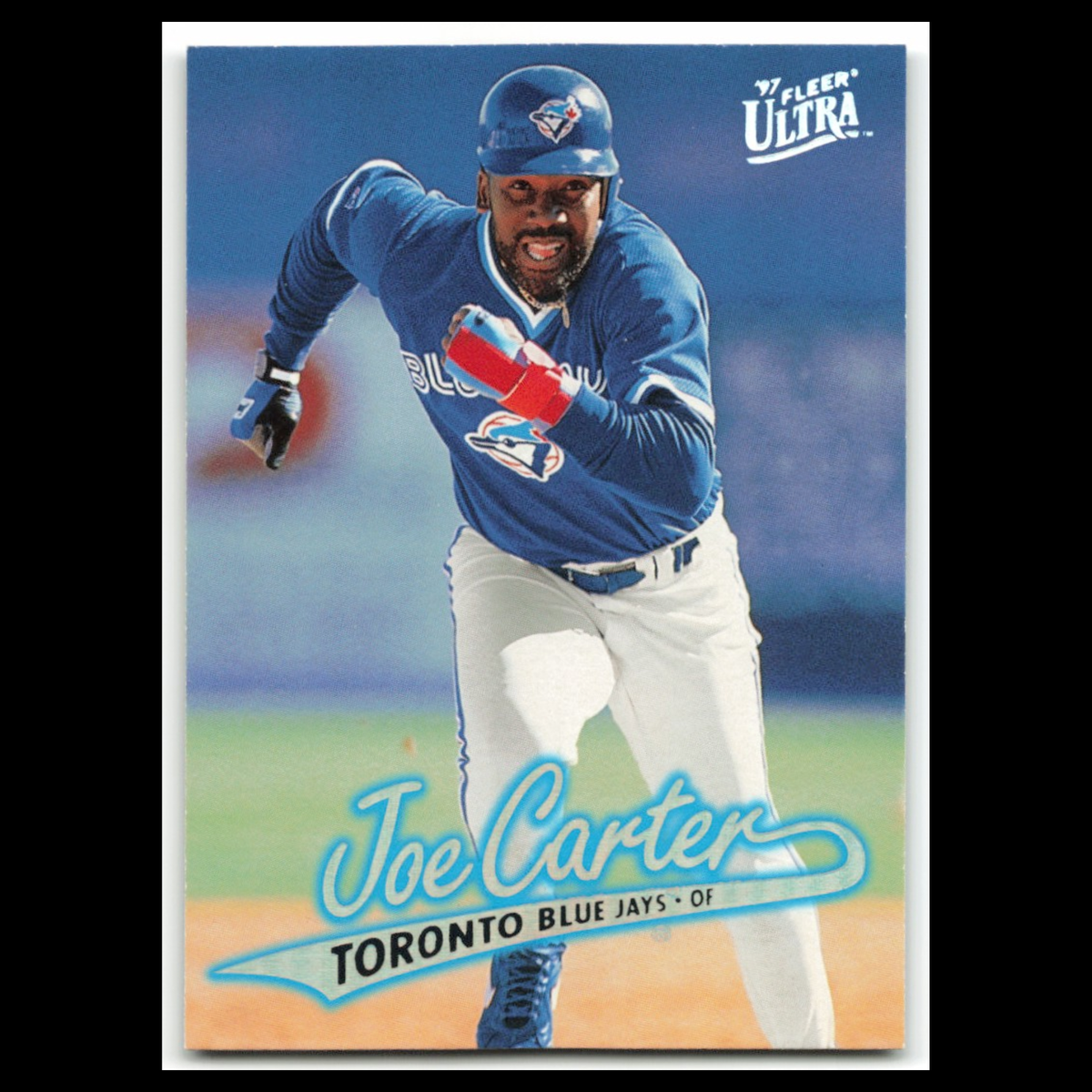 Joe Carter #141 1997 Fleer Ultra Toronto Blue Jays Baseball Card MLB NM