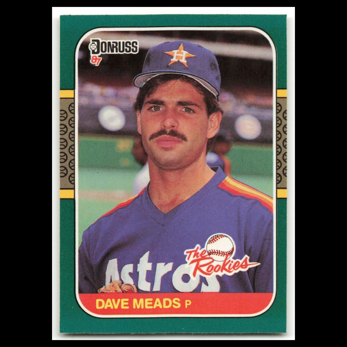 Dave Meads Rookie #46 1987 Donruss The Rookies Houston Astros Baseball Card MLB