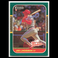 Jim Lindeman Rookie #41 1987 Donruss The Rookies St. Louis Cardinals Baseball NM