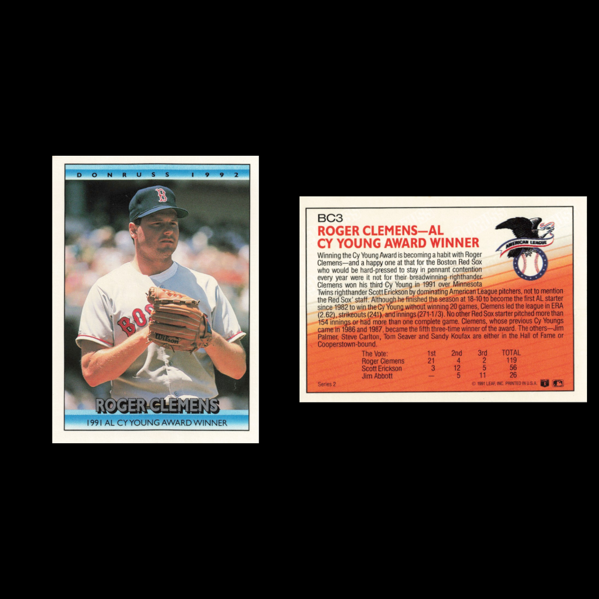 Roger Clemens Lot 8 Baseball Cards 1993 Fleer Boston Red Sox Set Collection MLB