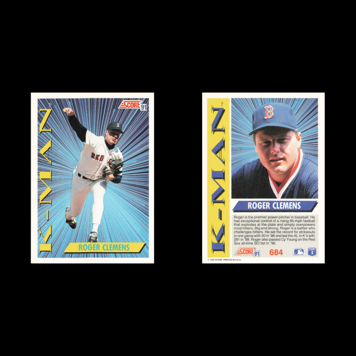 Roger Clemens Lot 8 Baseball Cards 1992 Upper Deck Boston Red Sox Set Collection