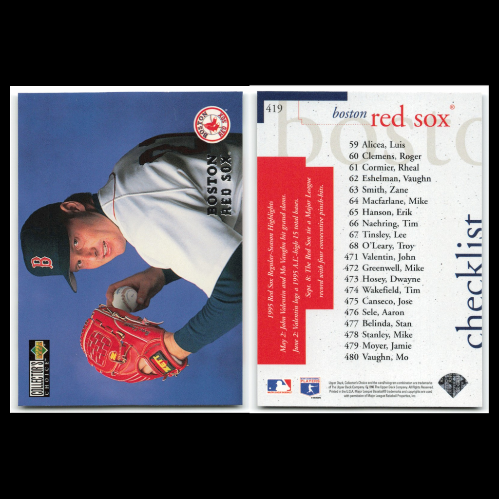 Roger Clemens Lot 6 Baseball Cards 1994 Leaf Boston Red Sox Set Collection MLB