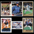 Roger Clemens Lot 6 Baseball Cards 1998 Bowman Toronto Blue Jays Set Collection