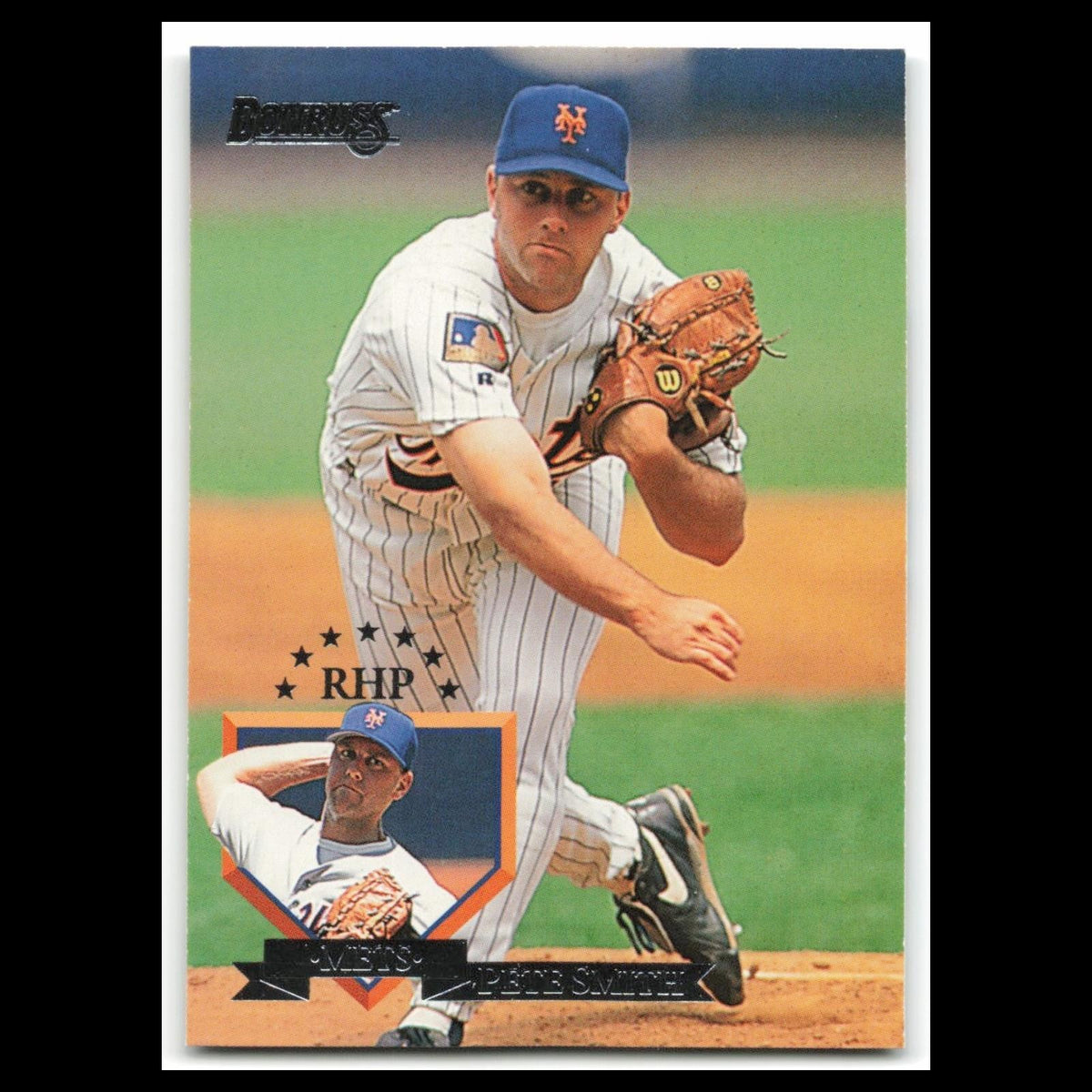 Pete Smith #451 1995 Donruss New York Mets Baseball Card MLB NM