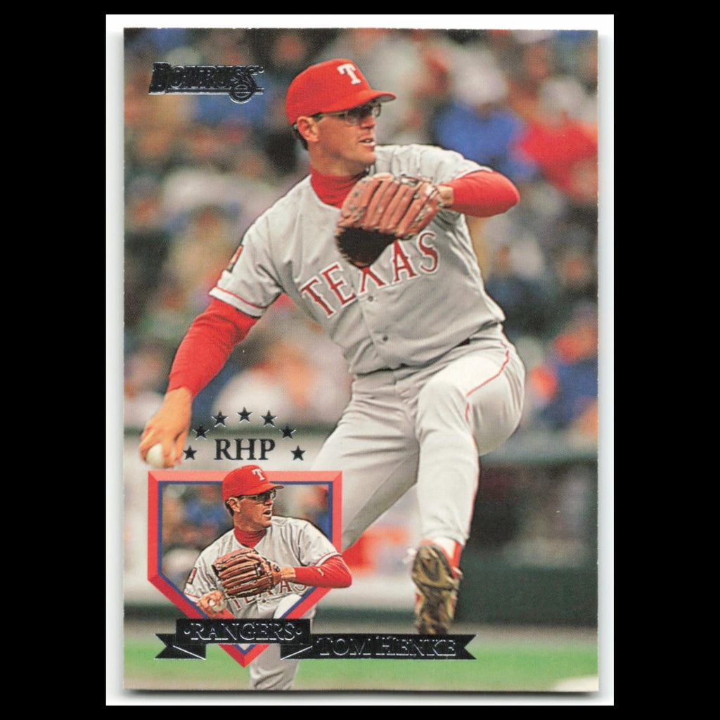 Tom Henke #473 1995 Donruss Texas Rangers Baseball Card MLB NM