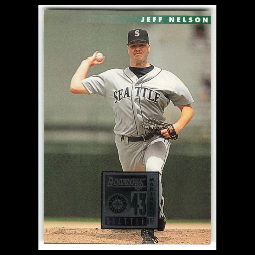 Jeff Nelson #108 1996 Donruss Seattle Mariners Baseball Card MLB NM