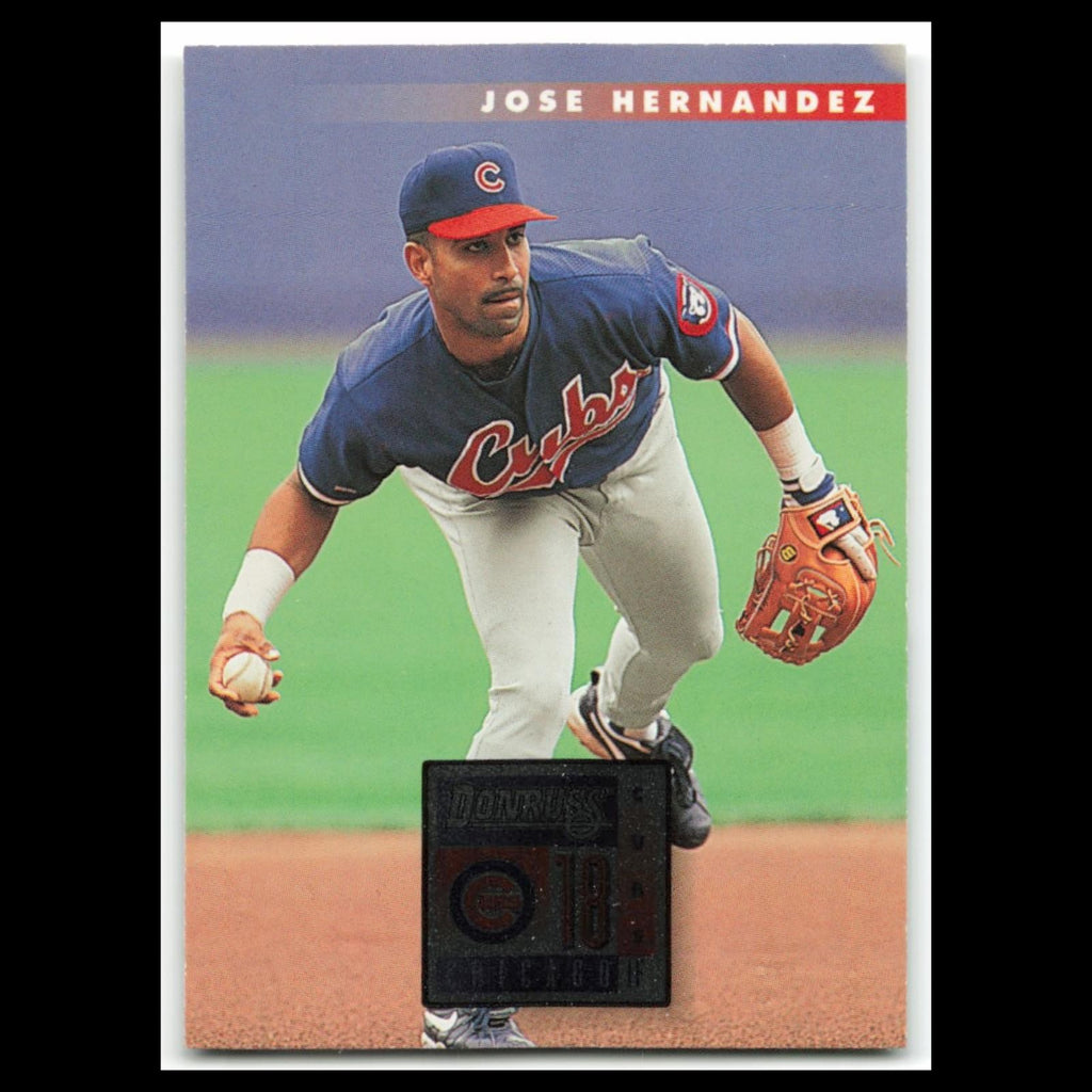 Jose Hernandez #136 1996 Donruss Chicago Cubs Baseball Card MLB NM