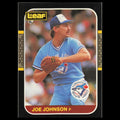Joe Johnson #91 1987 Leaf Toronto Blue Jays Baseball Card MLB NM
